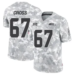 Charles Cross Seattle Seahawks Limited Youth 2024 Salute to Service Jersey (Arctic Camo)