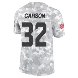 Chris Carson Seattle Seahawks Limited Men's 2024 Salute to Service Jersey (Arctic Camo)