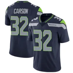 Chris Carson Seattle Seahawks Limited Men's Team Color Vapor Untouchable Jersey (Navy)