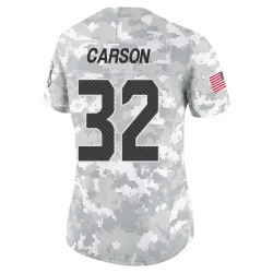 Chris Carson Seattle Seahawks Limited Women's 2024 Salute to Service Jersey (Arctic Camo)