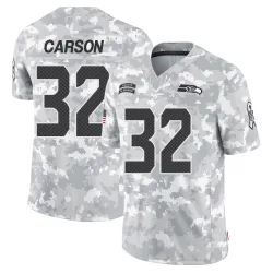Chris Carson Seattle Seahawks Limited Youth 2024 Salute to Service Jersey (Arctic Camo)