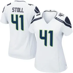 Chris Stoll Seattle Seahawks Game Women's Jersey (White)