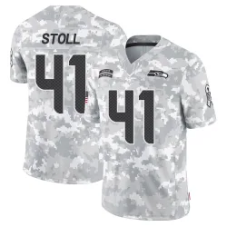 Chris Stoll Seattle Seahawks Limited Men's 2024 Salute to Service Jersey (Arctic Camo)