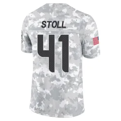 Chris Stoll Seattle Seahawks Limited Men's 2024 Salute to Service Jersey (Arctic Camo)