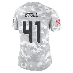 Chris Stoll Seattle Seahawks Limited Women's 2024 Salute to Service Jersey (Arctic Camo)