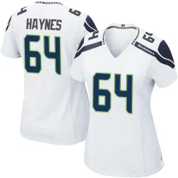 Christian Haynes Seattle Seahawks Game Women's Jersey (White)