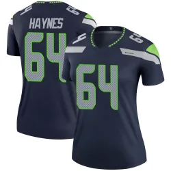 Christian Haynes Seattle Seahawks Legend Women's Jersey (Navy)