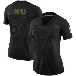 Christian Haynes Seattle Seahawks Limited Women's 2020 Salute To Service Jersey (Black)