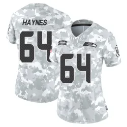 Christian Haynes Seattle Seahawks Limited Women's 2024 Salute to Service Jersey (Arctic Camo)