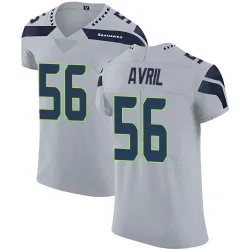 Cliff Avril Seattle Seahawks Elite Men's Alternate Vapor Untouchable Jersey (Gray)