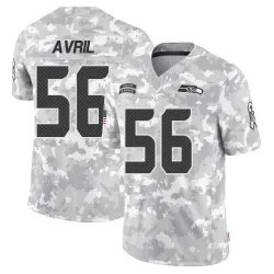 Cliff Avril Seattle Seahawks Limited Men's 2024 Salute to Service Jersey (Arctic Camo)