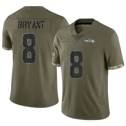 Coby Bryant Seattle Seahawks Limited Men's 2022 Salute To Service Jersey (Olive)