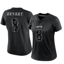 Coby Bryant Seattle Seahawks Limited Women's Reflective Jersey (Black)