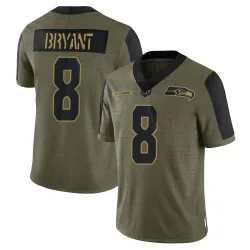 Coby Bryant Seattle Seahawks Limited Youth 2021 Salute To Service Jersey (Olive)
