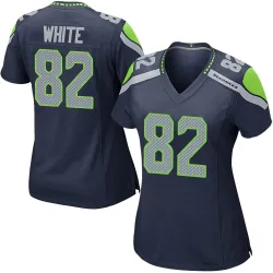 Cody White Seattle Seahawks Game Women's Team Color Jersey (Navy)