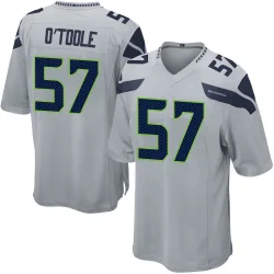 Connor O'Toole Seattle Seahawks Game Men's Alternate Jersey (Gray)