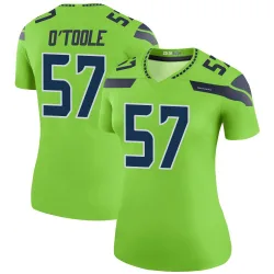 Connor O'Toole Seattle Seahawks Legend Women's Color Rush Neon Jersey (Green)