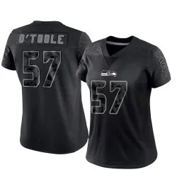 Connor O'Toole Seattle Seahawks Limited Women's Reflective Jersey (Black)