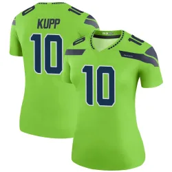 Cooper Kupp Seattle Seahawks Legend Women's Color Rush Neon Jersey (Green)