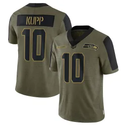 Cooper Kupp Seattle Seahawks Limited Men's 2021 Salute To Service Jersey (Olive)