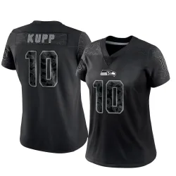 Cooper Kupp Seattle Seahawks Limited Women's Reflective Jersey (Black)