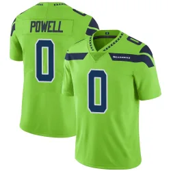 Cornell Powell Seattle Seahawks Limited Men's Color Rush Neon Jersey (Green)