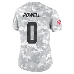 Cornell Powell Seattle Seahawks Limited Women's 2024 Salute to Service Jersey (Arctic Camo)