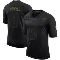 Cornell Powell Seattle Seahawks Limited Youth 2020 Salute To Service Jersey (Black)