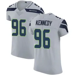 Cortez Kennedy Seattle Seahawks Elite Men's Alternate Vapor Untouchable Jersey (Gray)