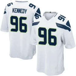 Cortez Kennedy Seattle Seahawks Game Men's Jersey (White)