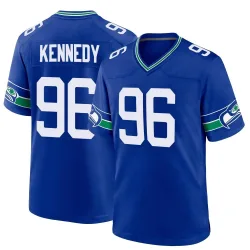 Cortez Kennedy Seattle Seahawks Game Youth Throwback Jersey (Royal)
