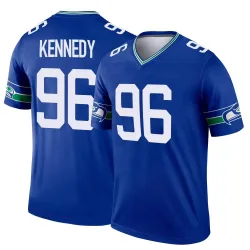Cortez Kennedy Seattle Seahawks Legend Men's Throwback Jersey (Royal)