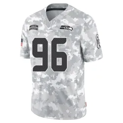 Cortez Kennedy Seattle Seahawks Limited Men's 2024 Salute to Service Jersey (Arctic Camo)