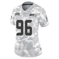 Cortez Kennedy Seattle Seahawks Limited Women's 2024 Salute to Service Jersey (Arctic Camo)