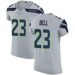 D'Anthony Bell Seattle Seahawks Elite Men's Alternate Vapor Untouchable Jersey (Gray)