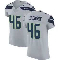 D'Eryk Jackson Seattle Seahawks Elite Men's Alternate Vapor Untouchable Jersey (Gray)