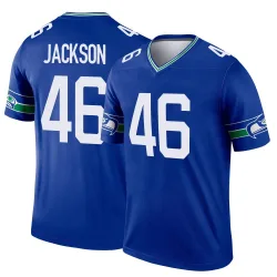 D'Eryk Jackson Seattle Seahawks Legend Men's Throwback Jersey (Royal)