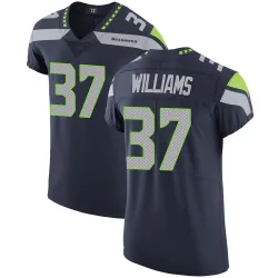 Damarion Williams Seattle Seahawks Elite Men's Team Color Vapor Untouchable Jersey (Navy)