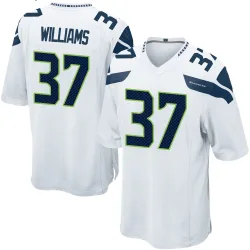 Damarion Williams Seattle Seahawks Game Men's Jersey (White)