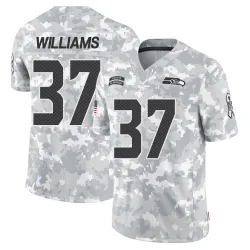 Damarion Williams Seattle Seahawks Limited Men's 2024 Salute to Service Jersey (Arctic Camo)