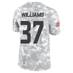 Damarion Williams Seattle Seahawks Limited Men's 2024 Salute to Service Jersey (Arctic Camo)