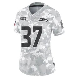 Damarion Williams Seattle Seahawks Limited Women's 2024 Salute to Service Jersey (Arctic Camo)