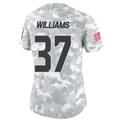 Damarion Williams Seattle Seahawks Limited Women's 2024 Salute to Service Jersey (Arctic Camo)