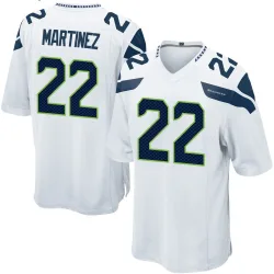 Damien Martinez Seattle Seahawks Game Men's Jersey (White)