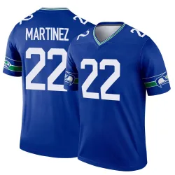 Damien Martinez Seattle Seahawks Legend Men's Throwback Jersey (Royal)