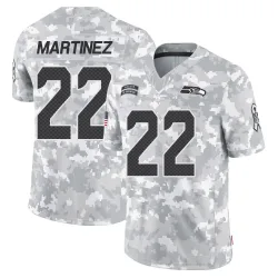 Damien Martinez Seattle Seahawks Limited Men's 2024 Salute to Service Jersey (Arctic Camo)