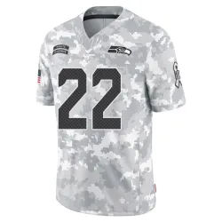Damien Martinez Seattle Seahawks Limited Men's 2024 Salute to Service Jersey (Arctic Camo)