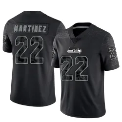 Damien Martinez Seattle Seahawks Limited Youth Reflective Jersey (Black)