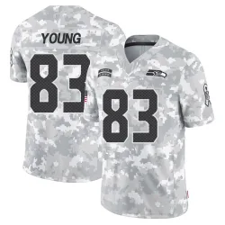 Dareke Young Seattle Seahawks Limited Men's 2024 Salute to Service Jersey (Arctic Camo)