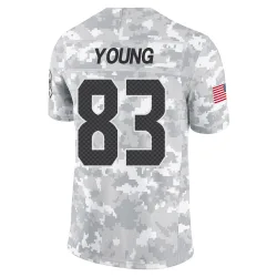 Dareke Young Seattle Seahawks Limited Men's 2024 Salute to Service Jersey (Arctic Camo)